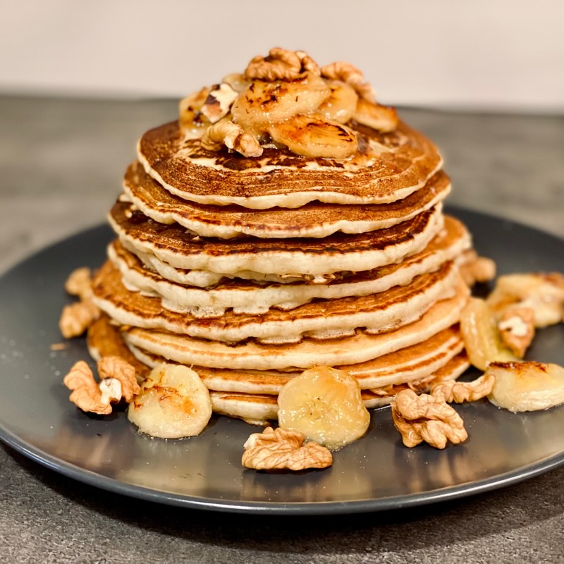 Fluffy Banana Pancakes