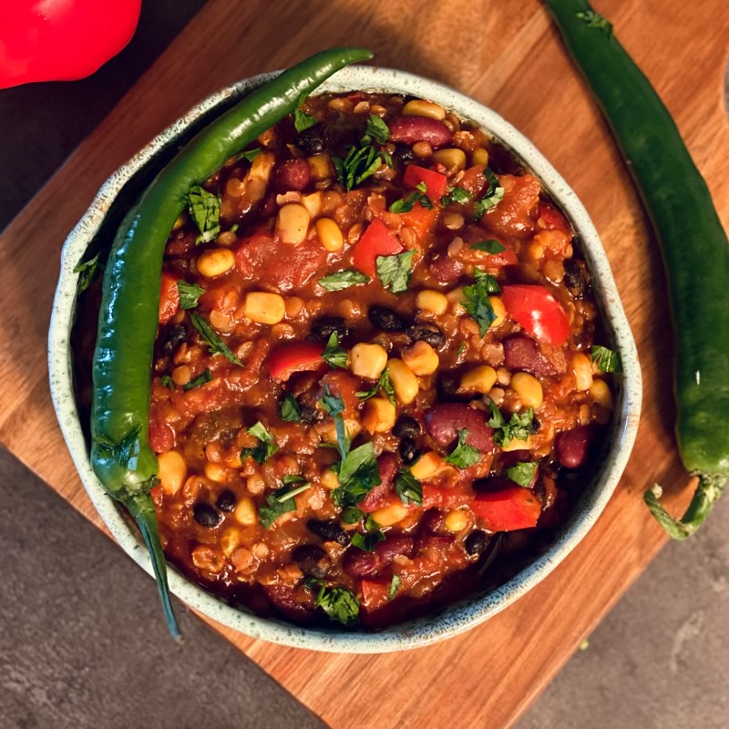 Red Lentils Chili
